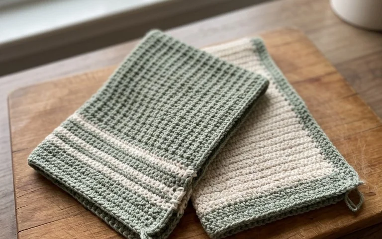 Easy Alivia Crochet Dish Towel: Free Step-by-Step Pattern