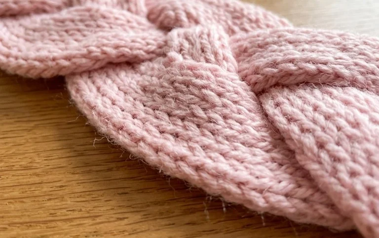 Knit Braided Scarf