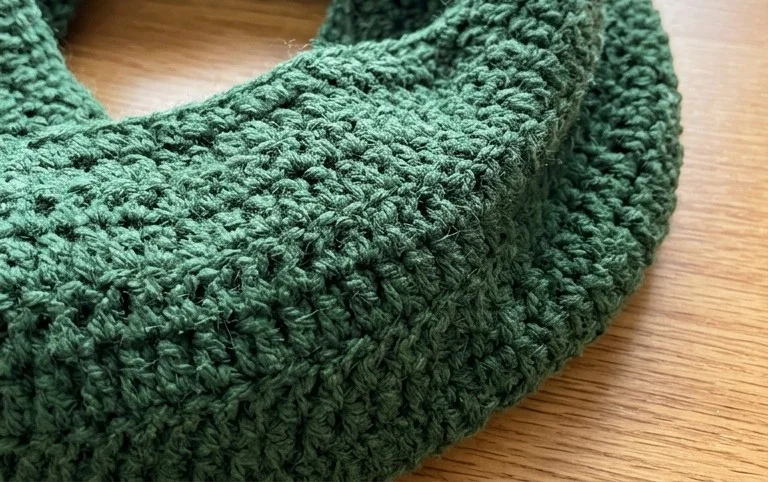 Cozy and Warm Crochet Infinity Scarf ::Free Pattern::