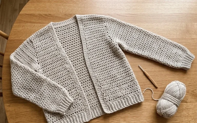 5 Free Summer Cardigan Crochet Patterns for Beginners