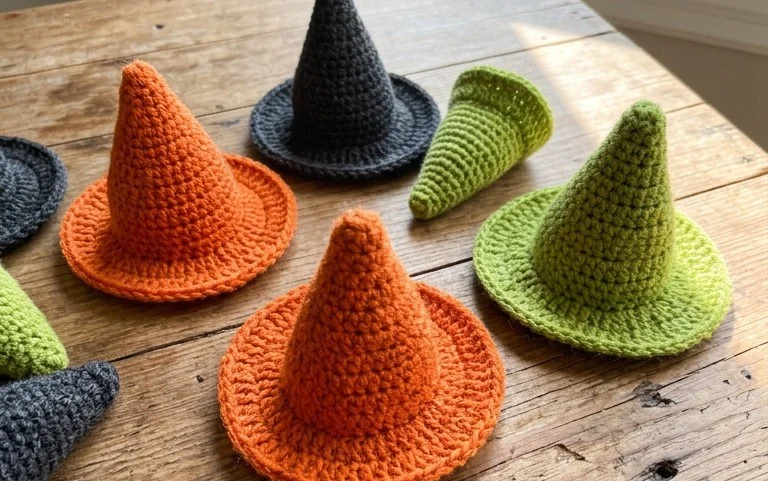 Small Crochet Witch Hat: Free Beginner Pattern & Tutorial