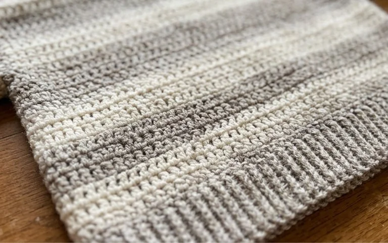 Beginner Crochet Sweater with Video Tutorial