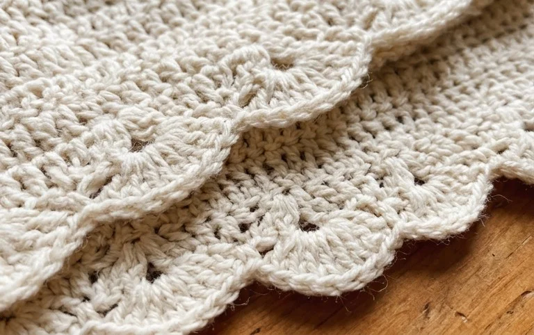 Easy Scallop Wrap for Any Season! - Free Pattern + Video | For The Frills
