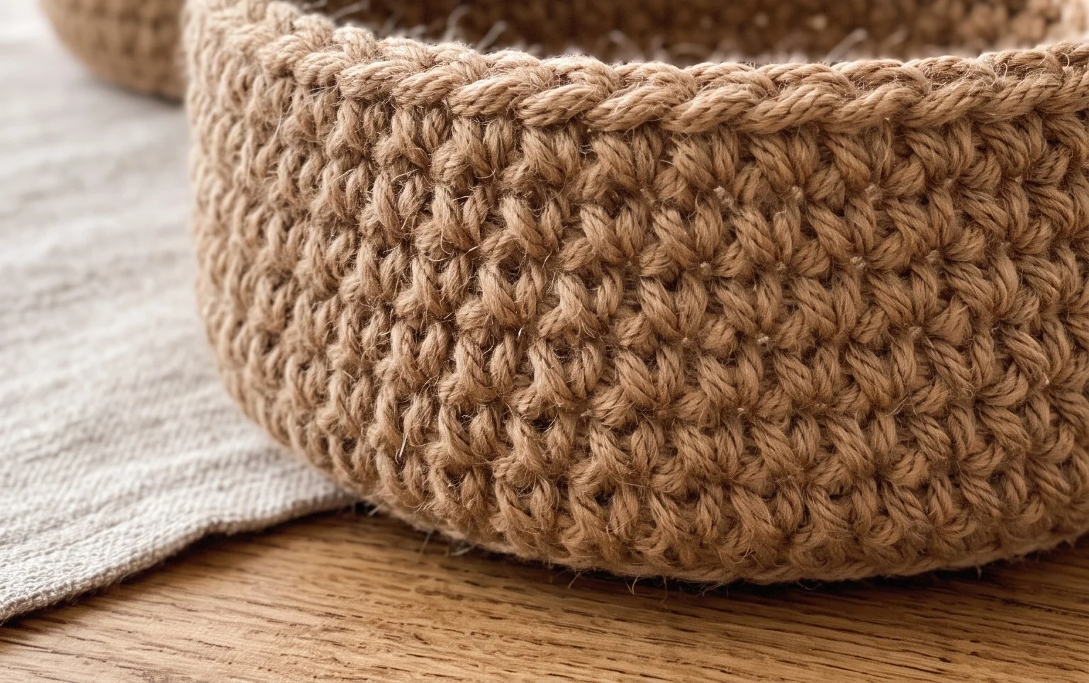 Moss Stitch Baskets – Free Crochet Pattern