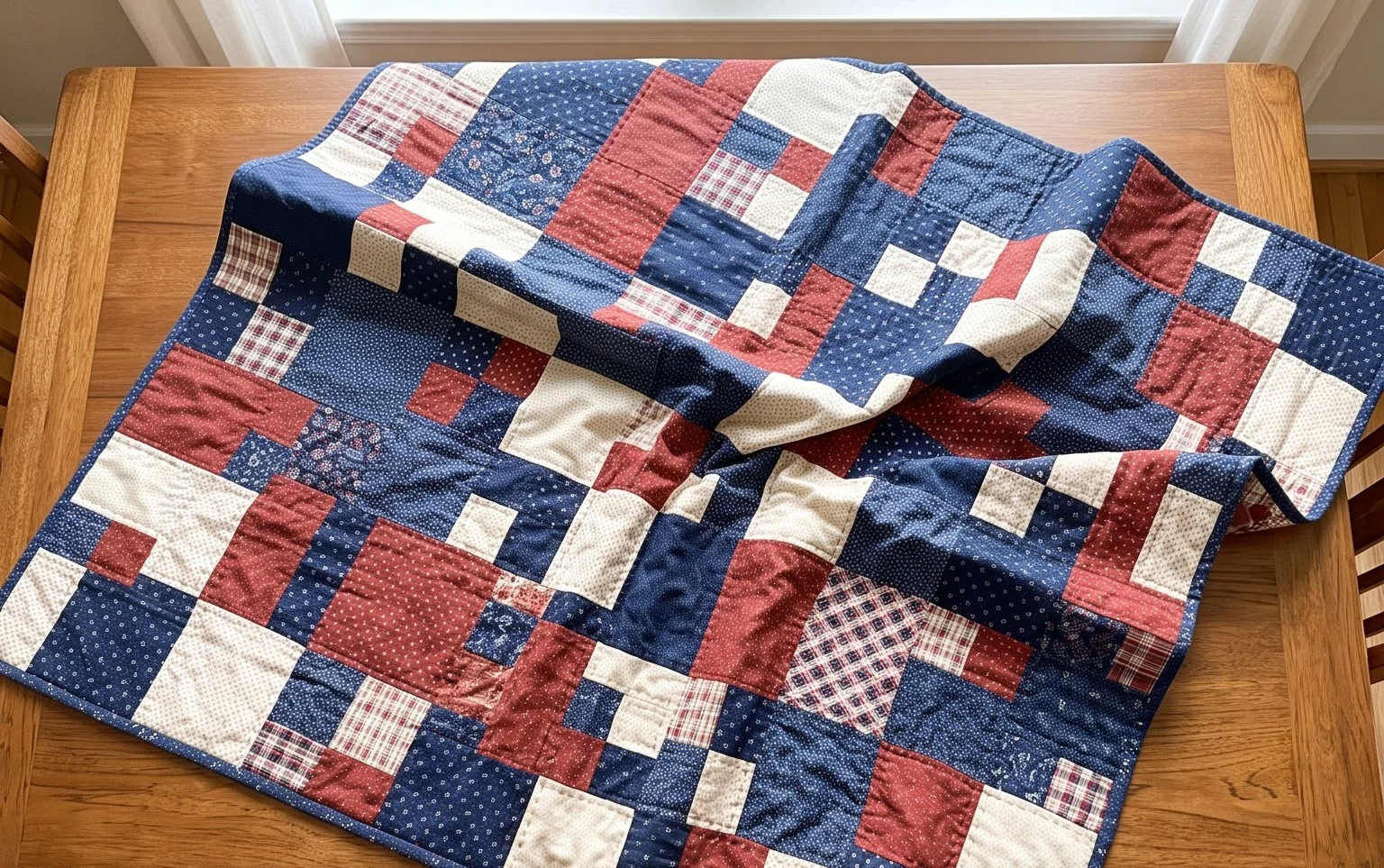 Fast Four Patch Quilt Tutorial: Simple Beginner Pattern